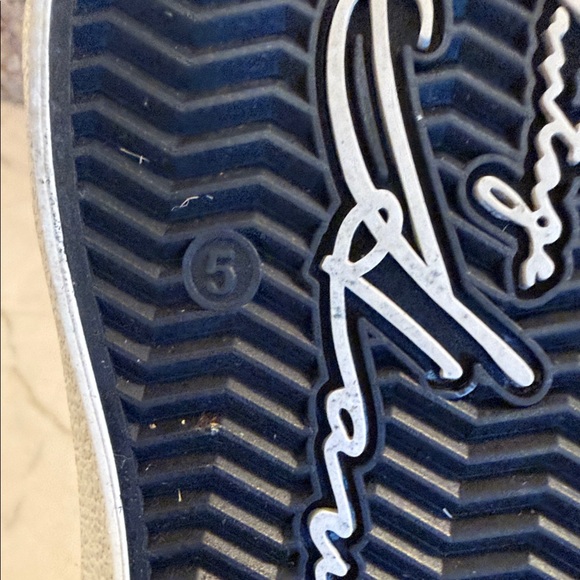 Vintage Havana White and Green Sneakers with Gold Star - Picture 7 of 7